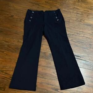 Gap button front dress pants stretch size 6